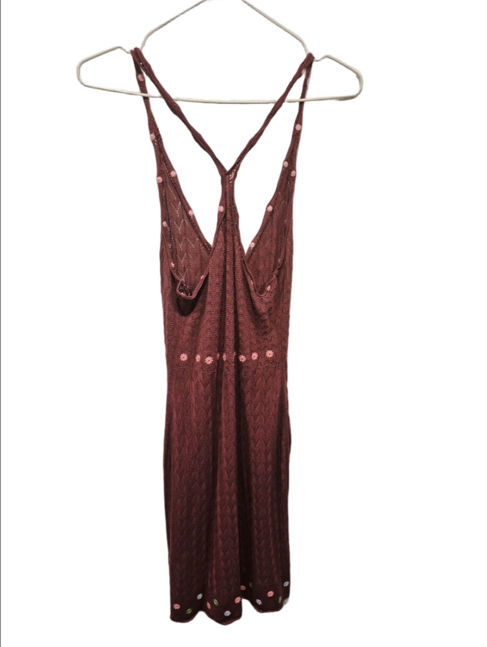 Free People Intimately Lazy Daisy Crochet Chemise Midi Dress - Picture 9 of 12